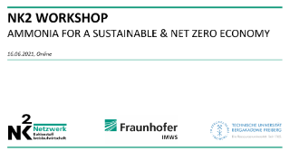 Folie mit dem Titel des Workshops und Logos von NK2, Fraunhofer IMWS und TUBAF